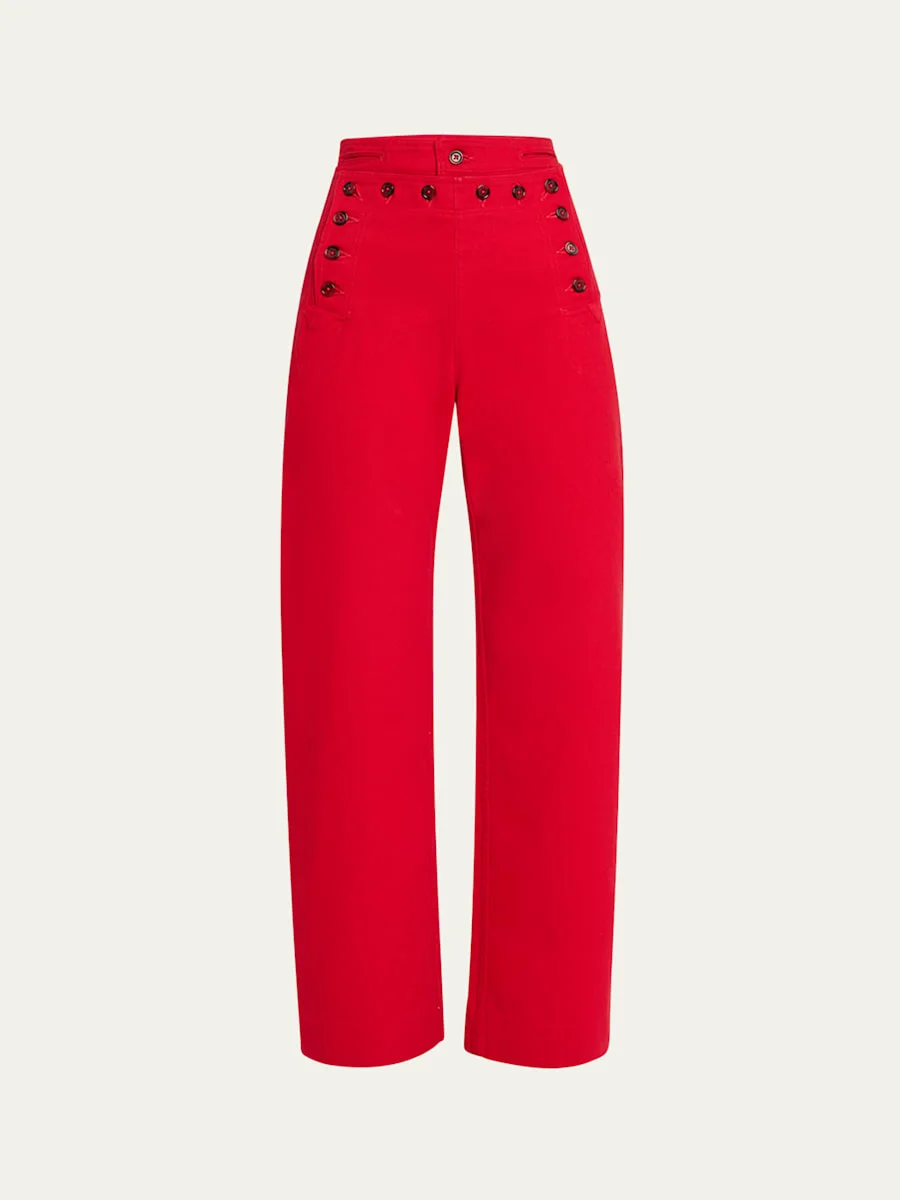 Spring Twill Sailor Trousers - 1