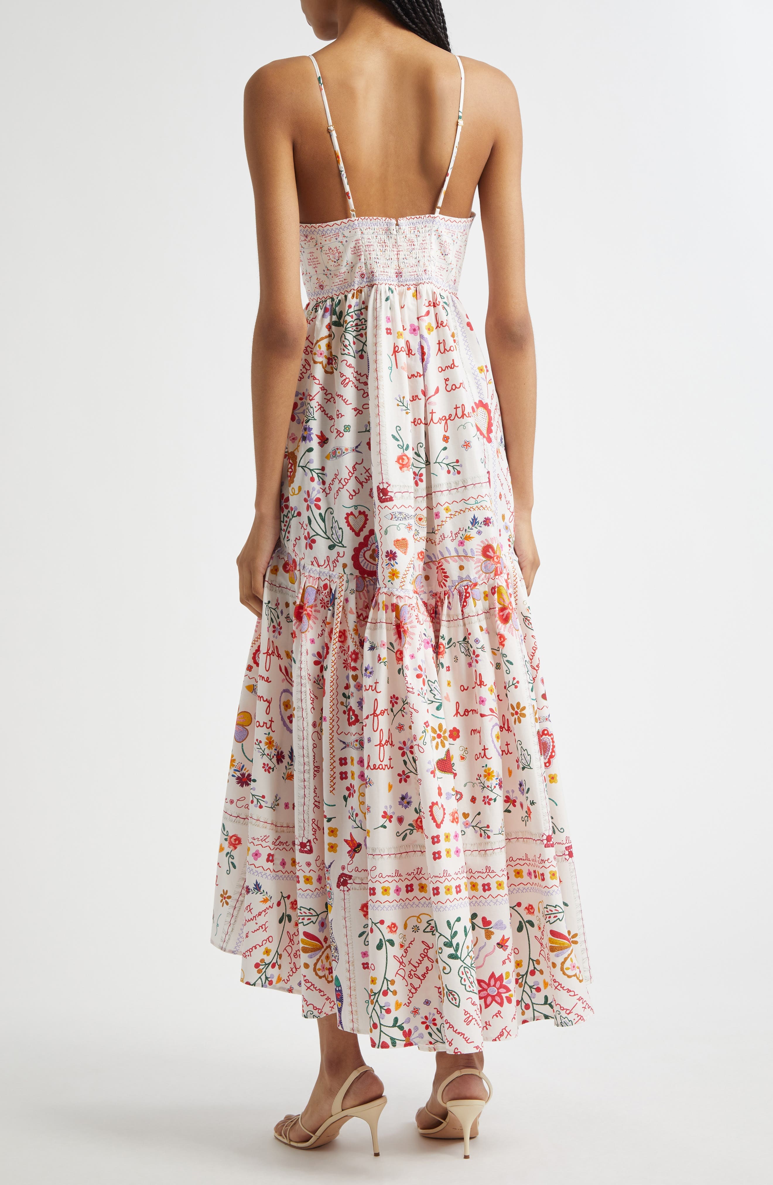 Camilla Tiered Organic Cotton Poplin Sundress in A Kitsch In Time at Nordstrom - 2