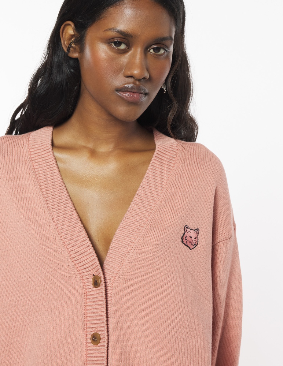 BOLD FOX HEAD PATCH COMFORT CARDIGAN - 4