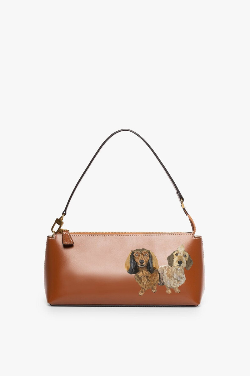 STAUD CUSTOM KAIA SHOULDER BAG | TAN 4