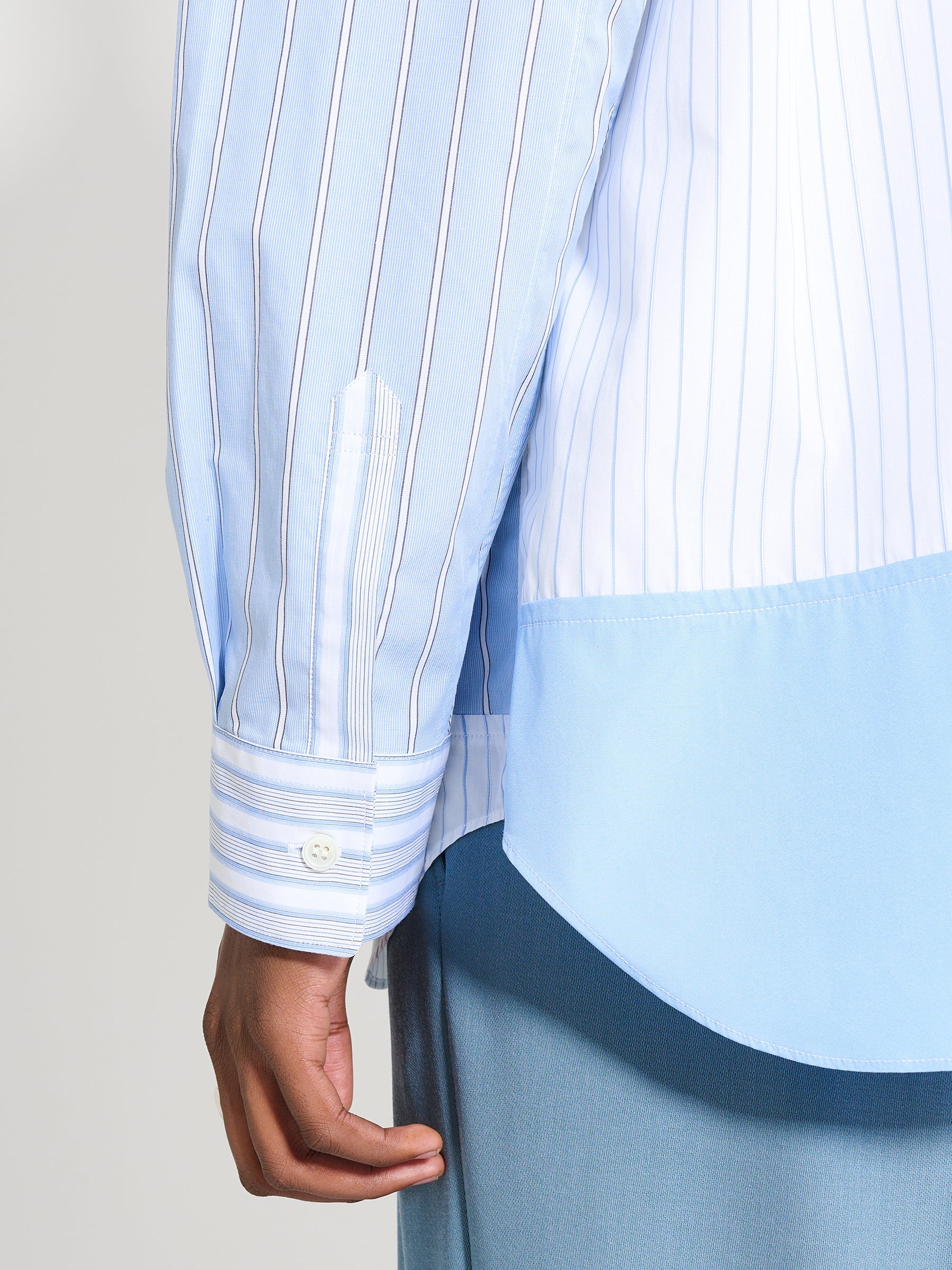 COMME DES GARÇONS SHIRT SHIRT STRIPE / BLUE - 7