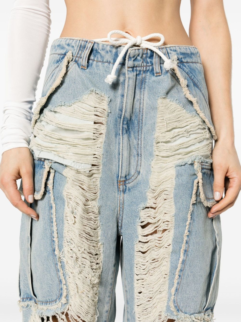 Vivi distressed wide-leg jeans 5