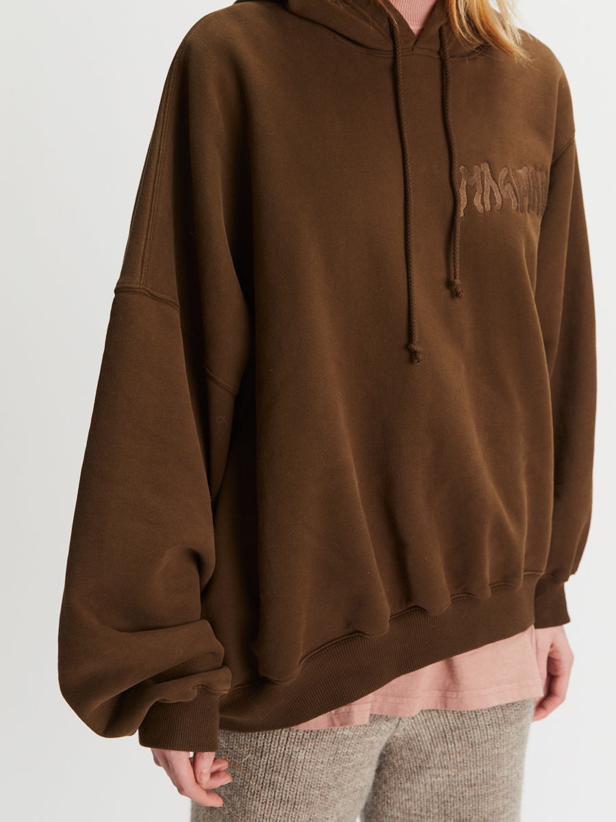 MAGLIANO Twisted Hoodie Contestazione Brown | REVERSIBLE