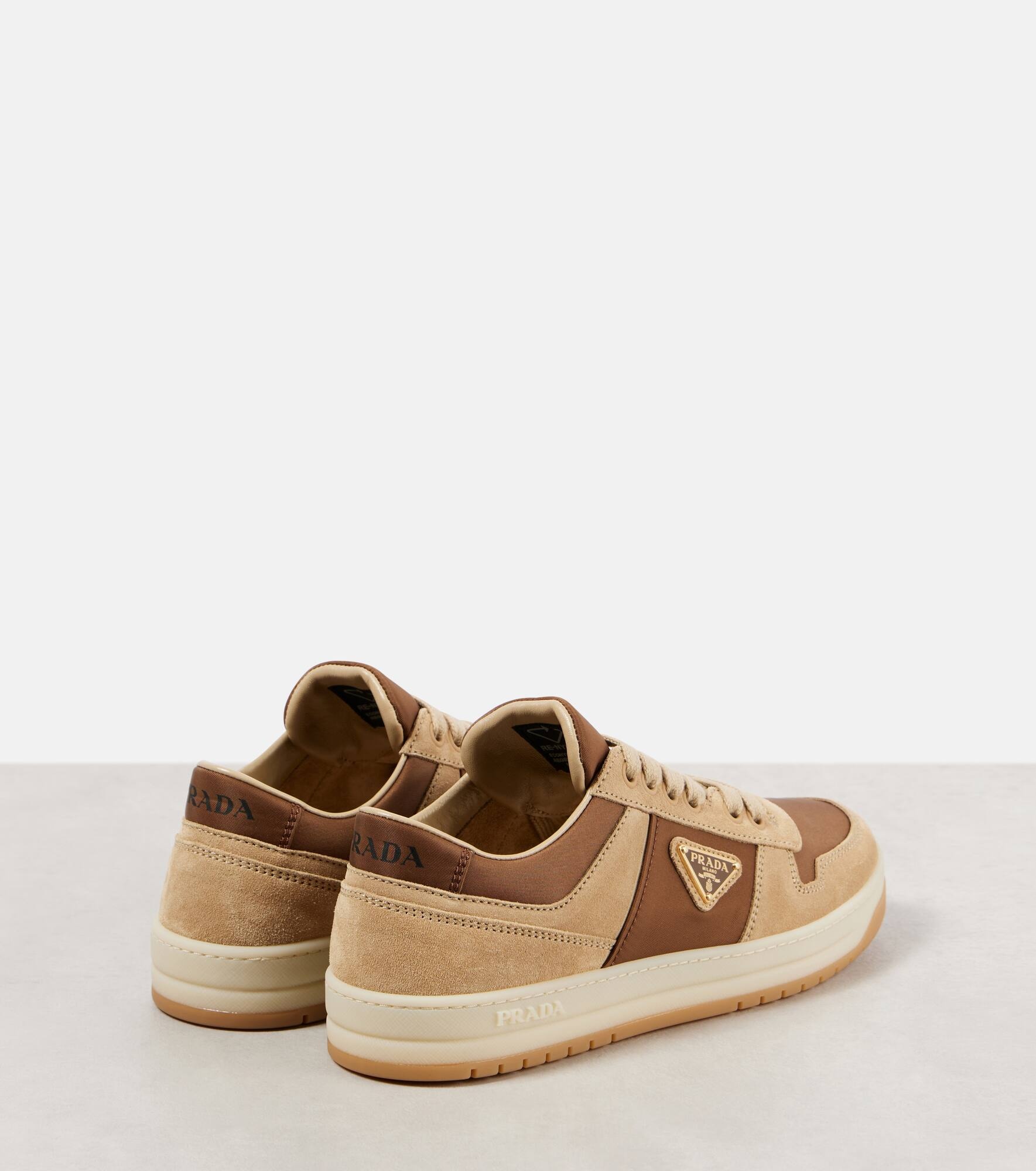 Downtown Re-Nylon and suede sneakers - 2