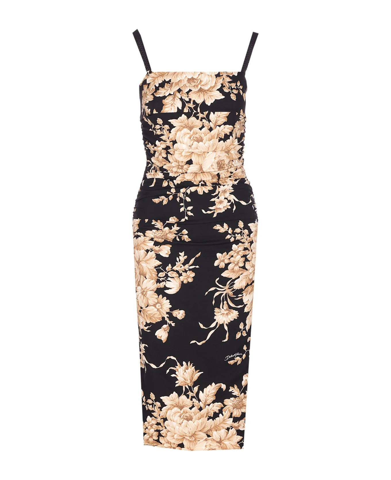 Roses Print Dress - 1