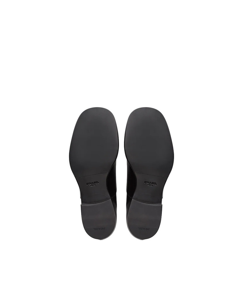 Smooth leather plain Oxford shoes 6