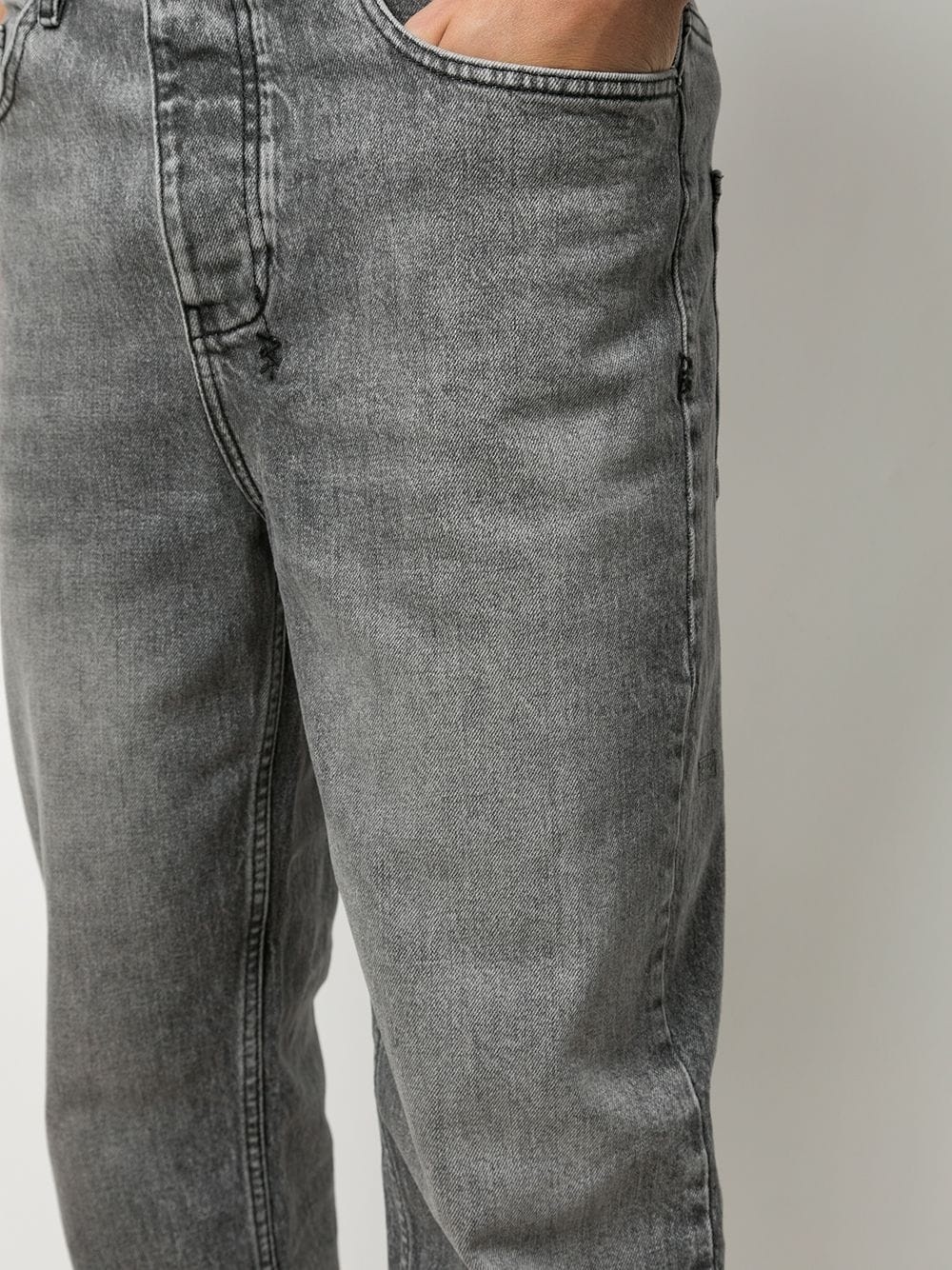 cropped tapered jeans - 5