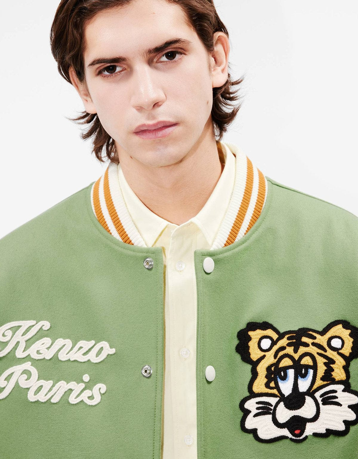 Kenzo By Verdy Khaki Genderless Varsity Jacket - 5