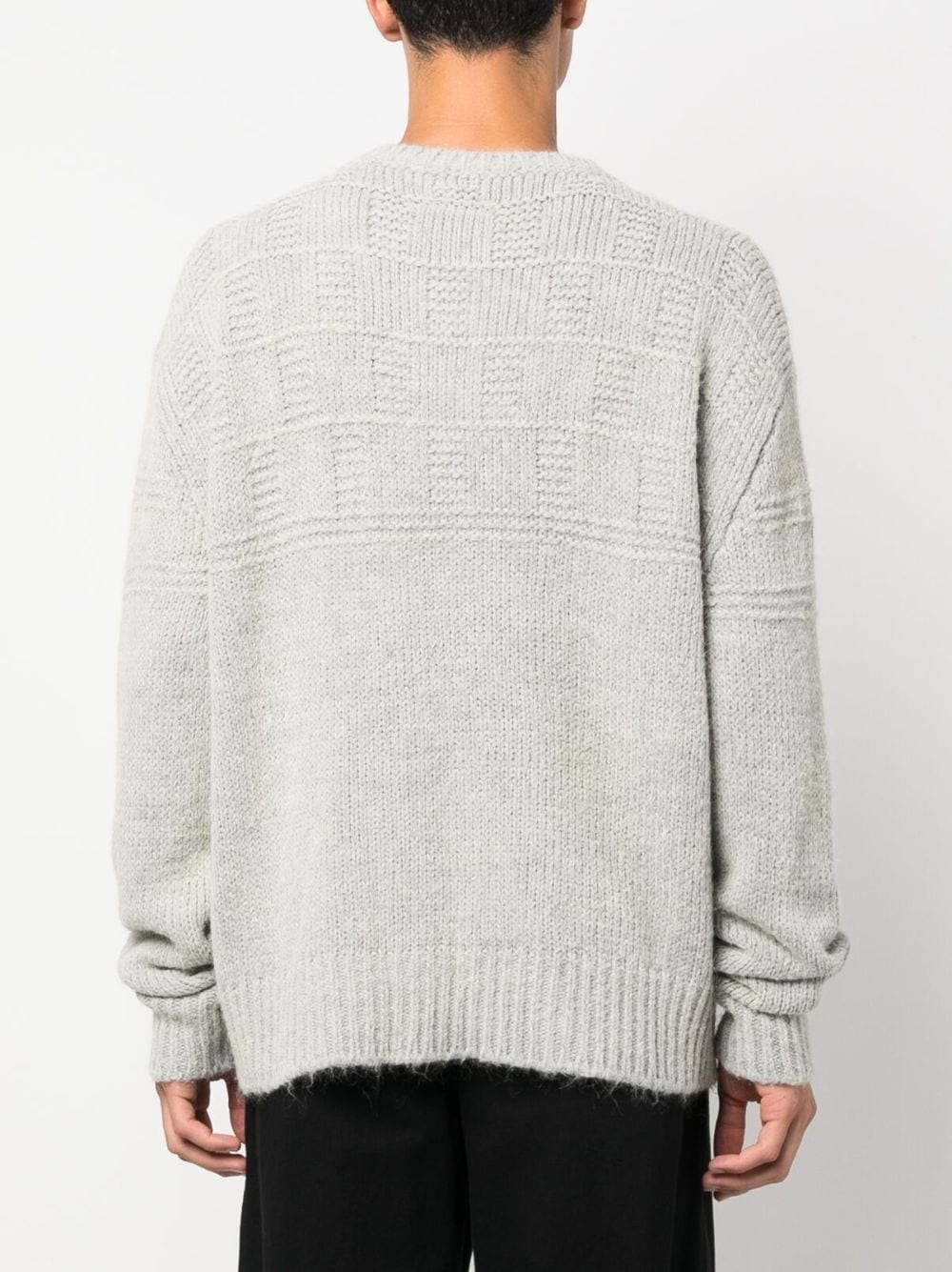 crew-neck long-sleeve jumper - 4