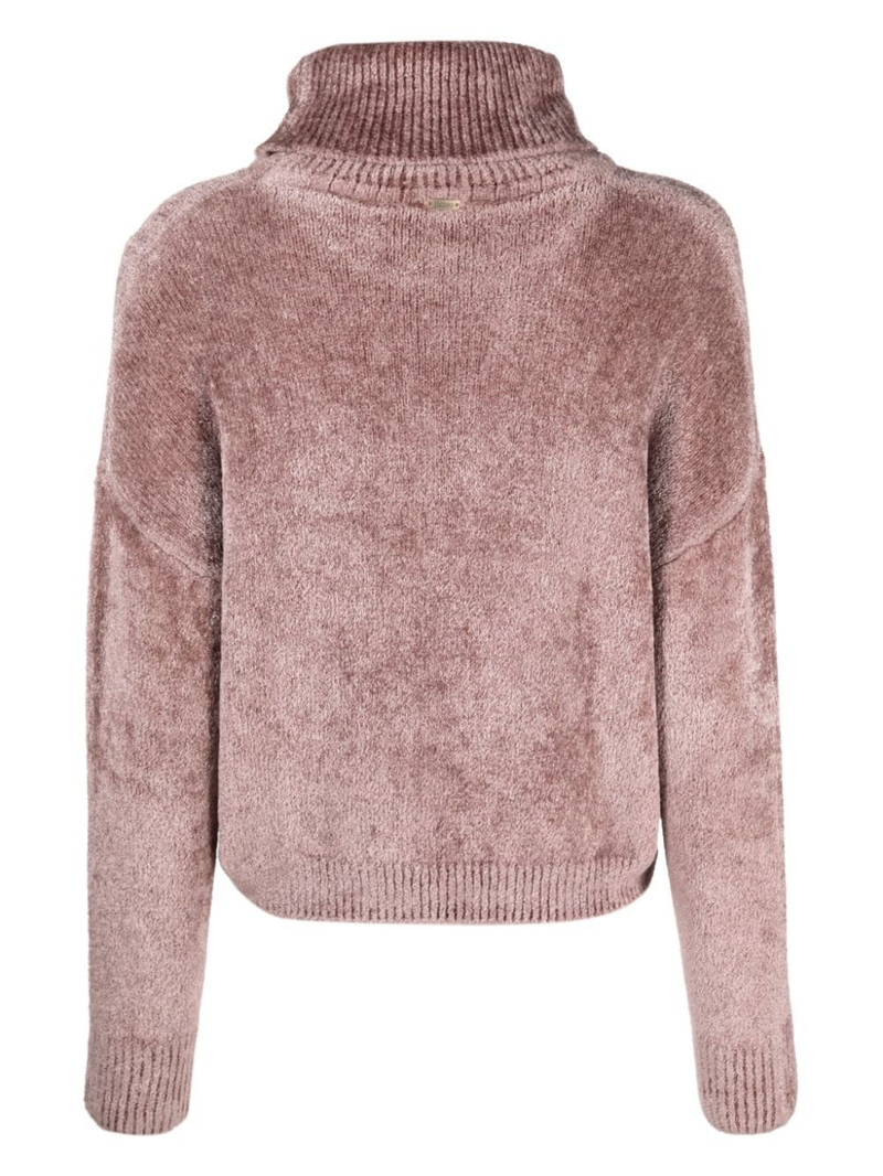Herno chenille roll-neck jumper outlook