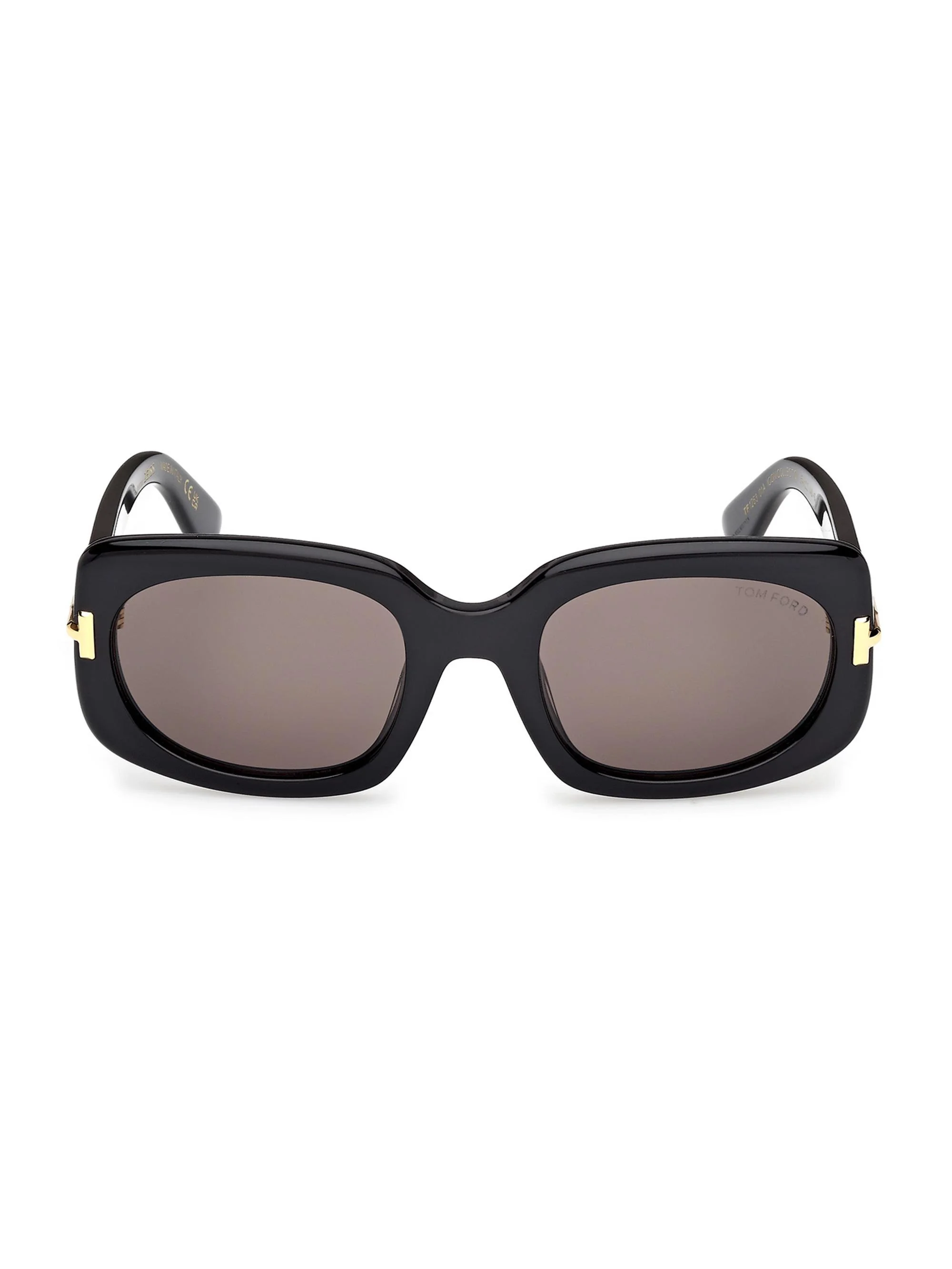 Women's ICON 54MM Rectangle Sunglasses - Black Brown - 1