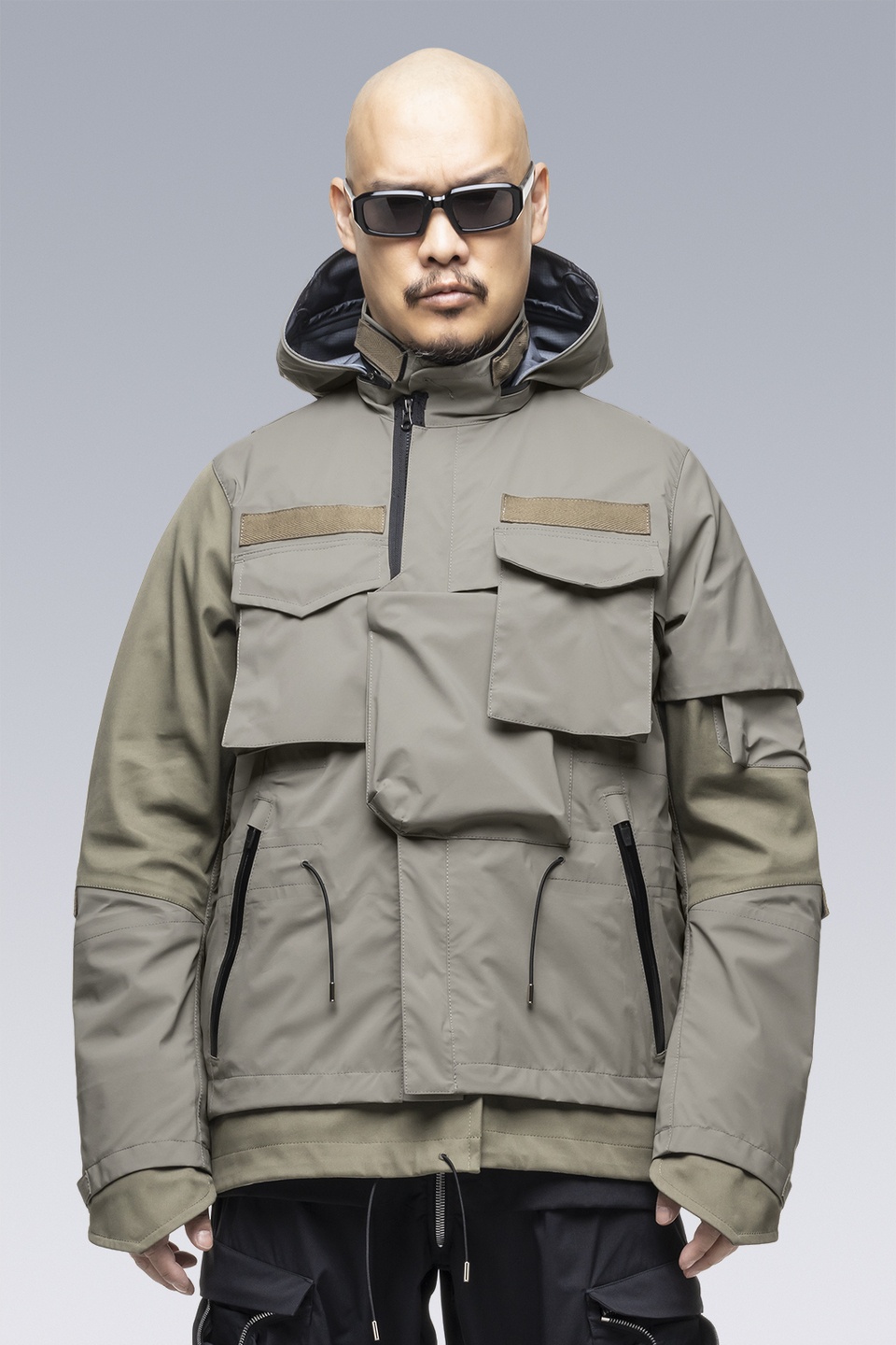 SAC-J2761 sacai / ACRONYM Field Jacket Alpha Green - 1