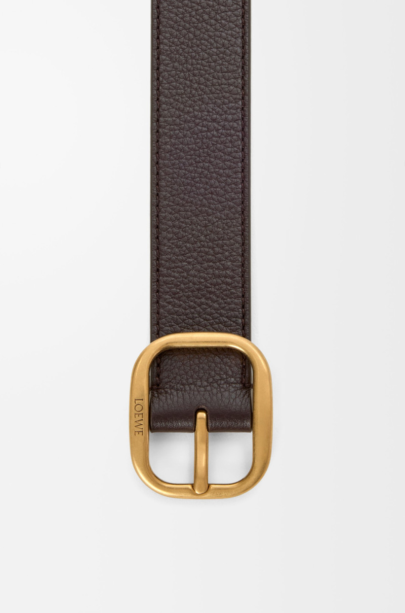 Loewe Rounded soft belt in supple grained calfskin outlook