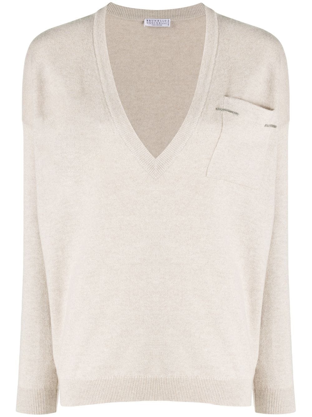 v-neck jumper - 1