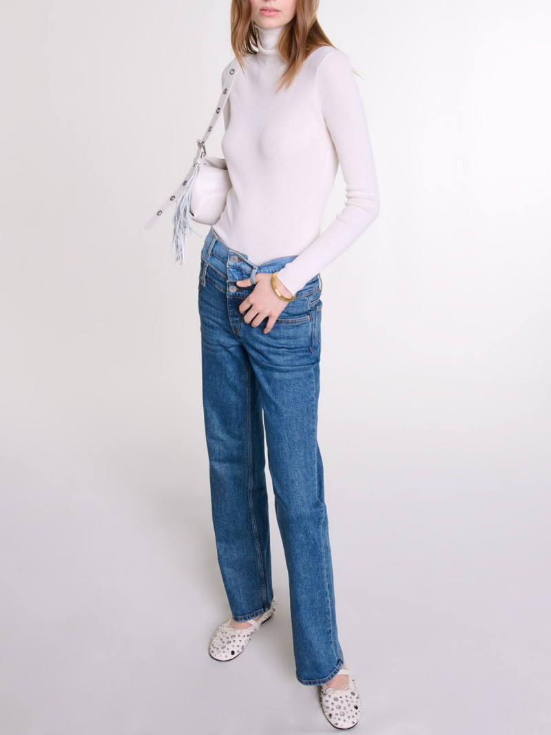 Double waistband jeans 5