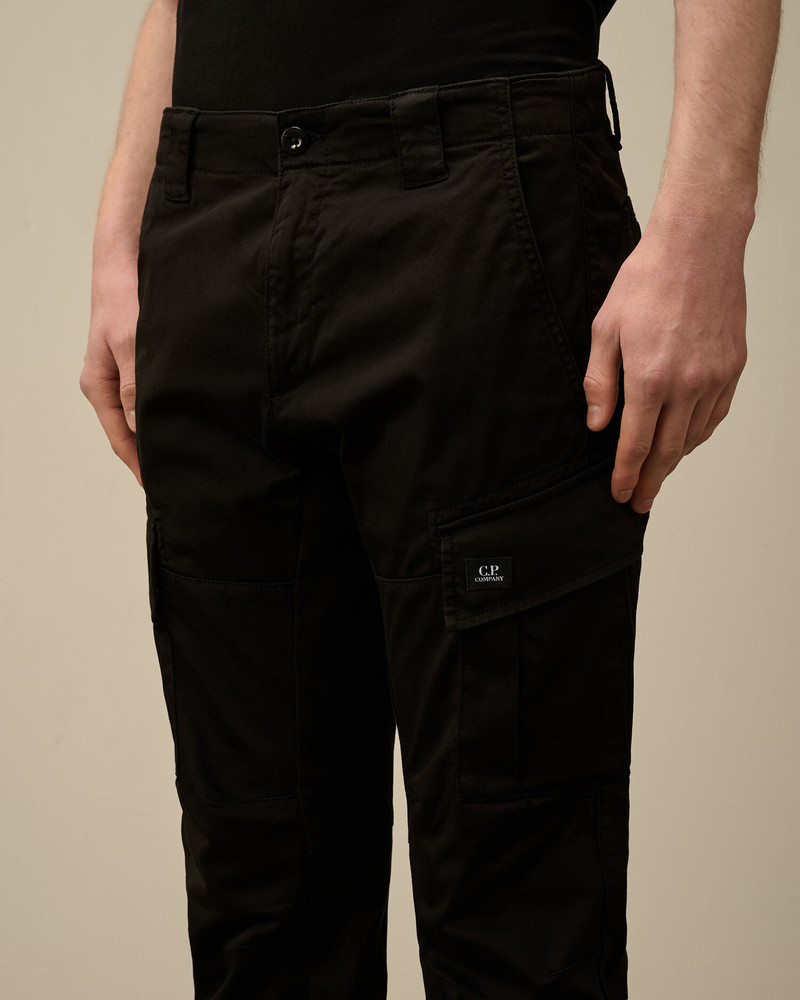 Stretch Sateen Cargo Logo Pants 5