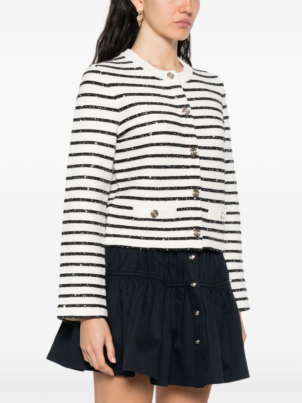 striped cardigan - 3