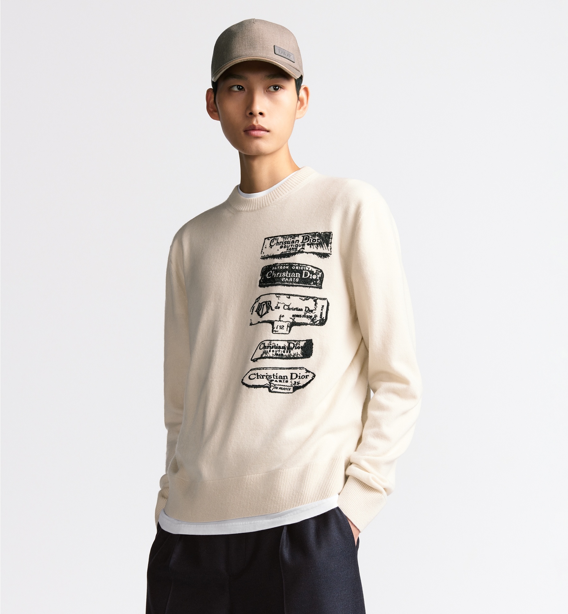 Dior Archives Labels Sweater - 2