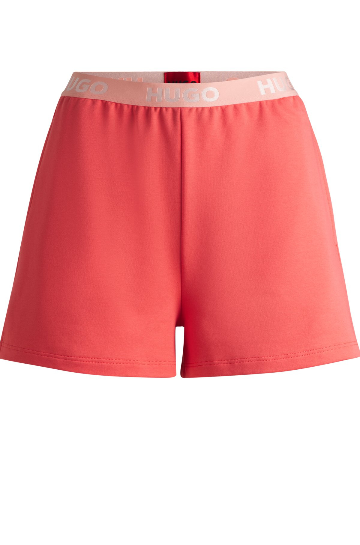 LOGO-WAISTBAND SHORTS IN TERRY - 1