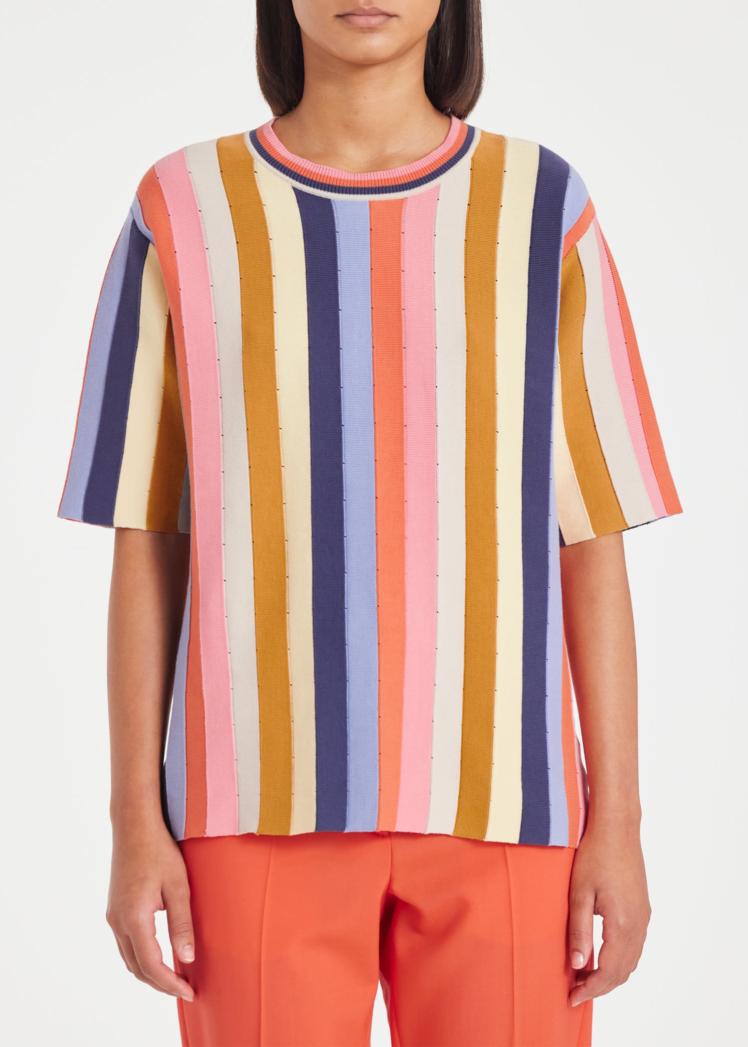 Multi Stripe Knitted Top - 3
