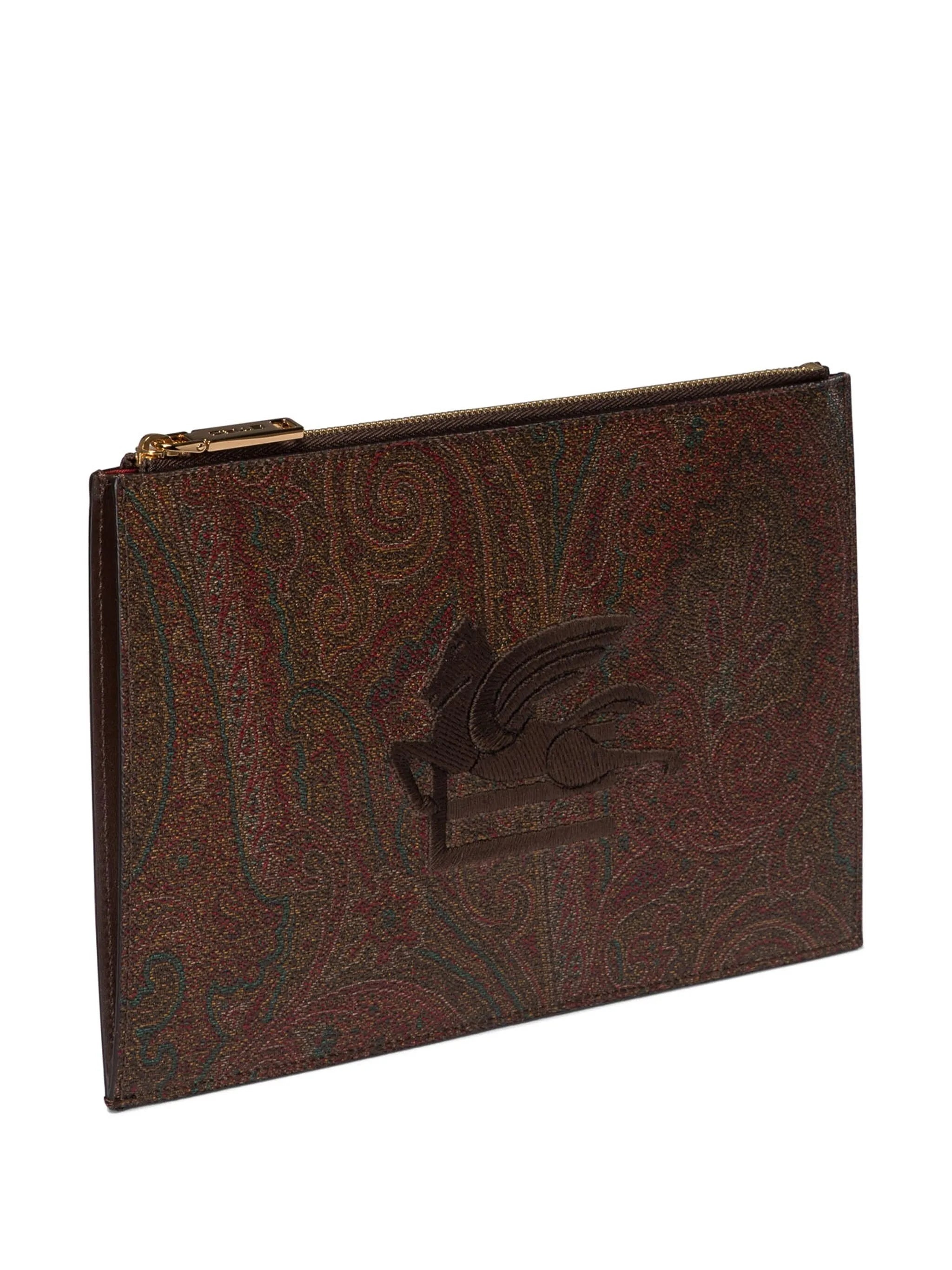 Etro Logo Embroidered Clutch Bag - 3