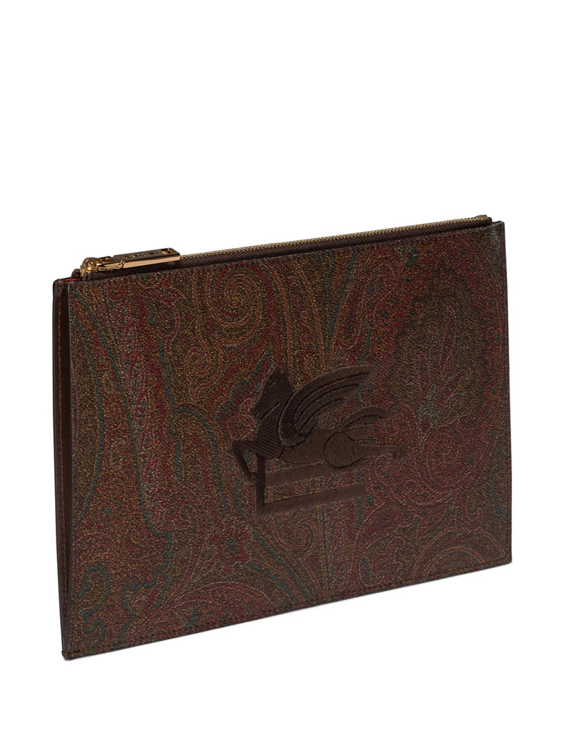 Etro Logo Embroidered Clutch Bag 3