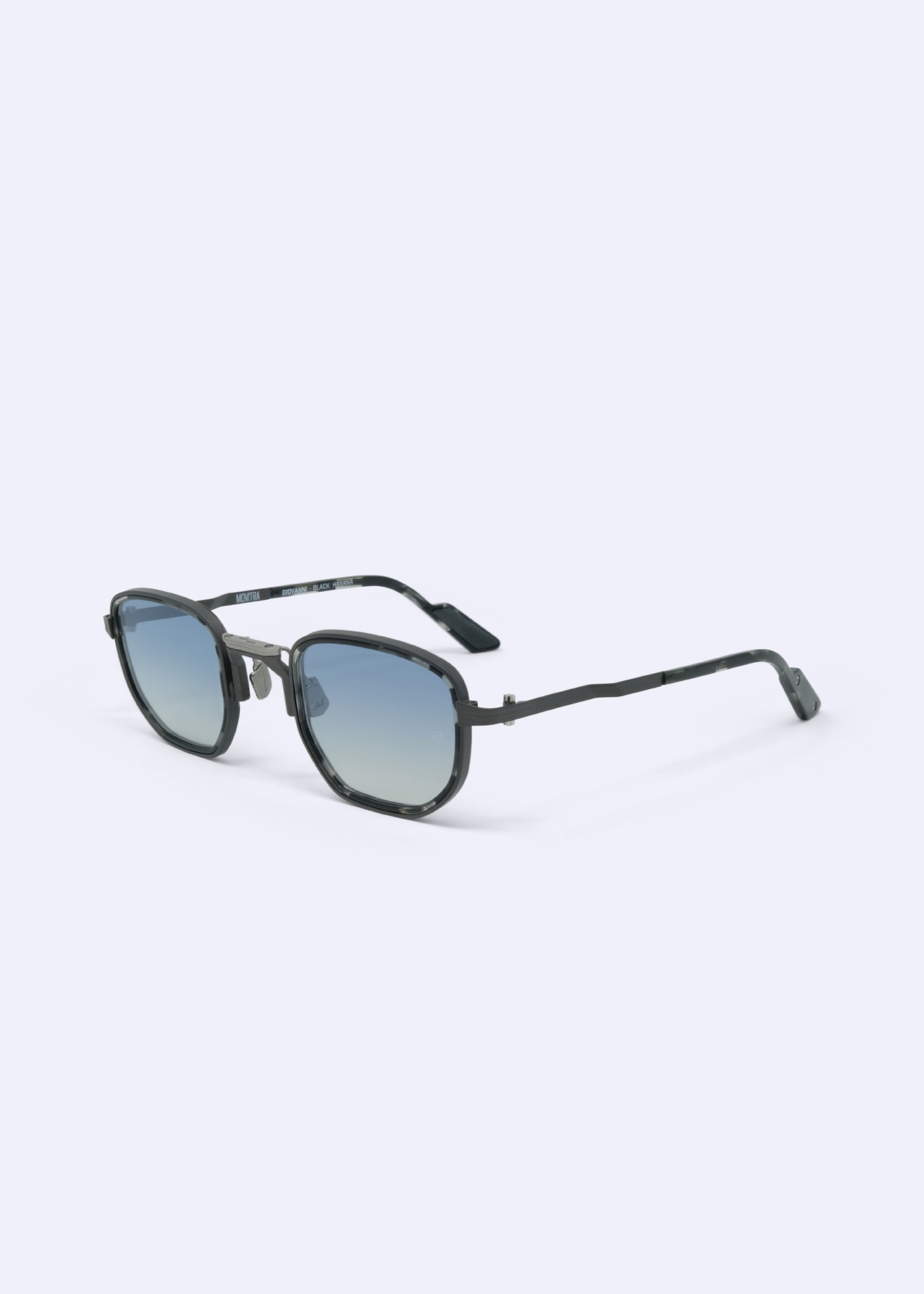 MOVITRA - Movitra – Giovanni Black Havana with Gradient Blue Lenses - 2