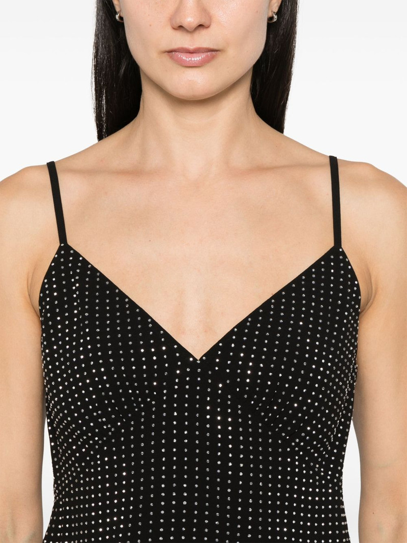 rhinestone-embellished georgette top 5