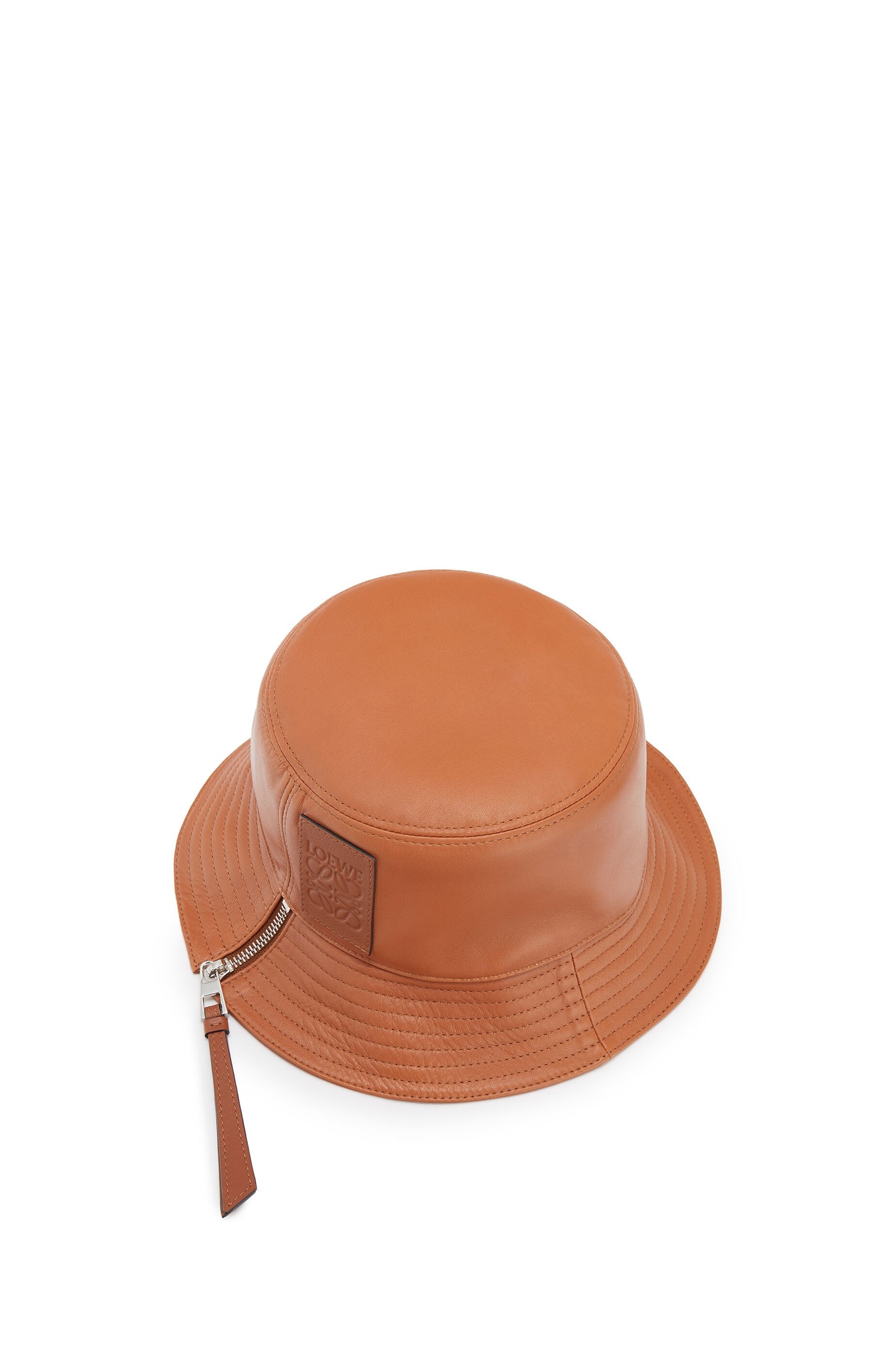 Fisherman hat in nappa calfskin - 3