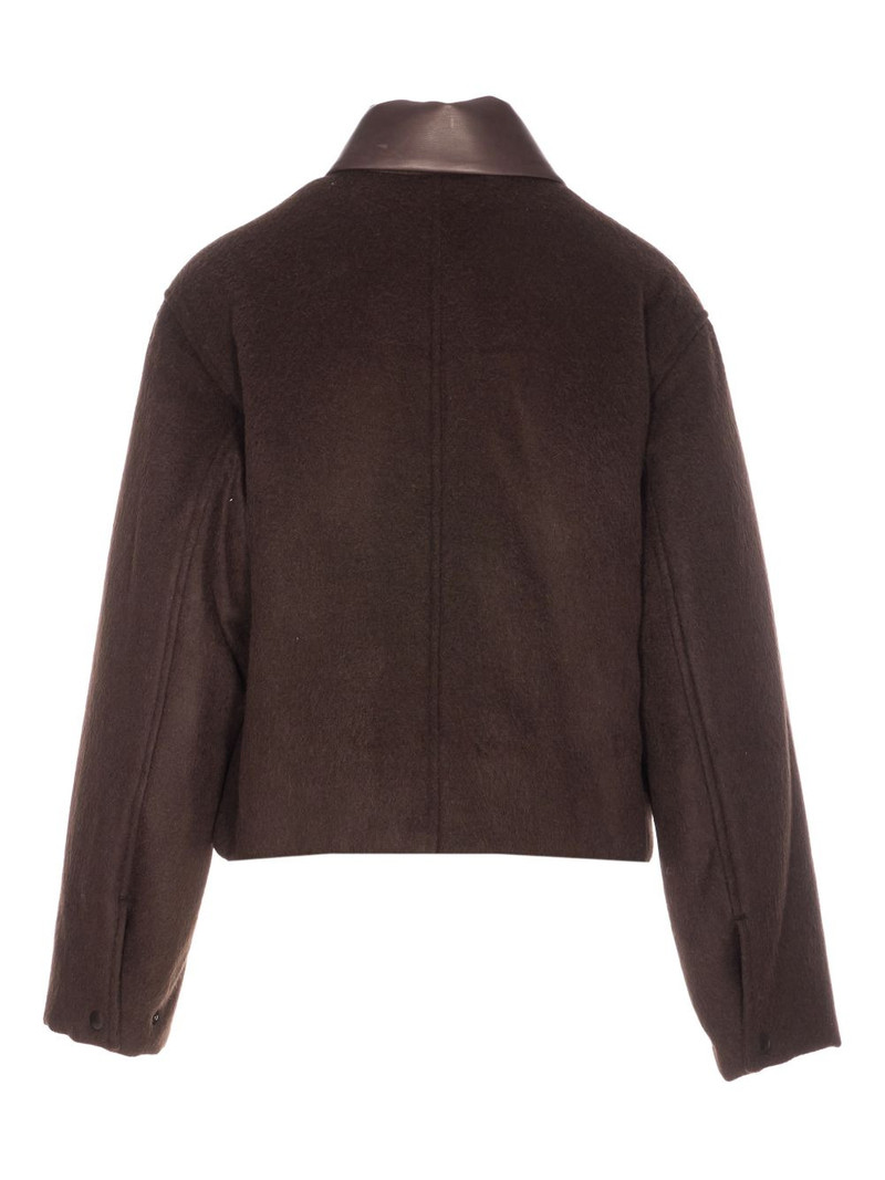 AURALEE detachable-collar padded jacket outlook