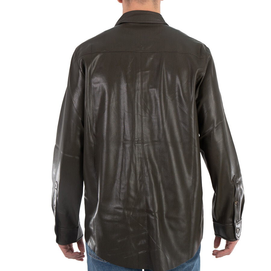 Nanushka Soil Landis Alt-Leather Shirt - 3