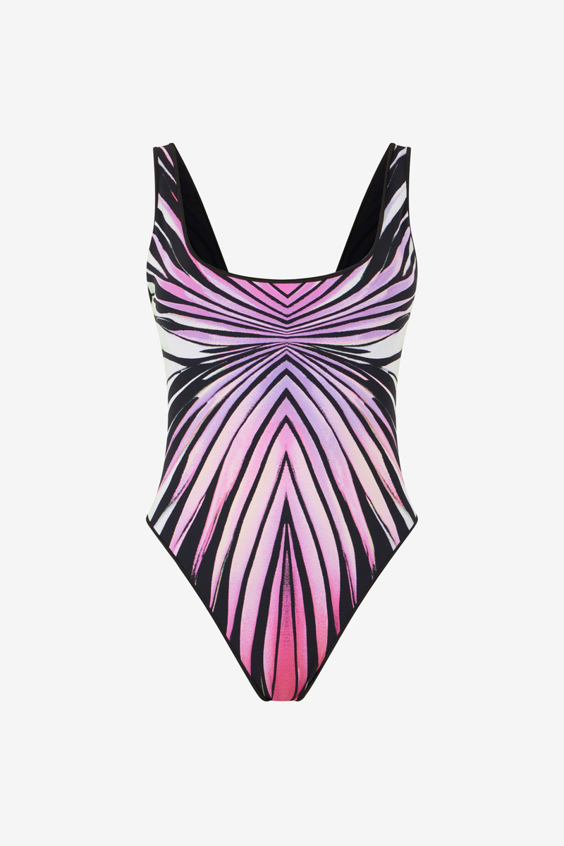 Ray Of Paradise Print Swimsuit 1