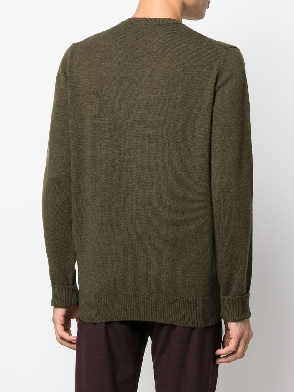 crew neck knitted sweater - 4