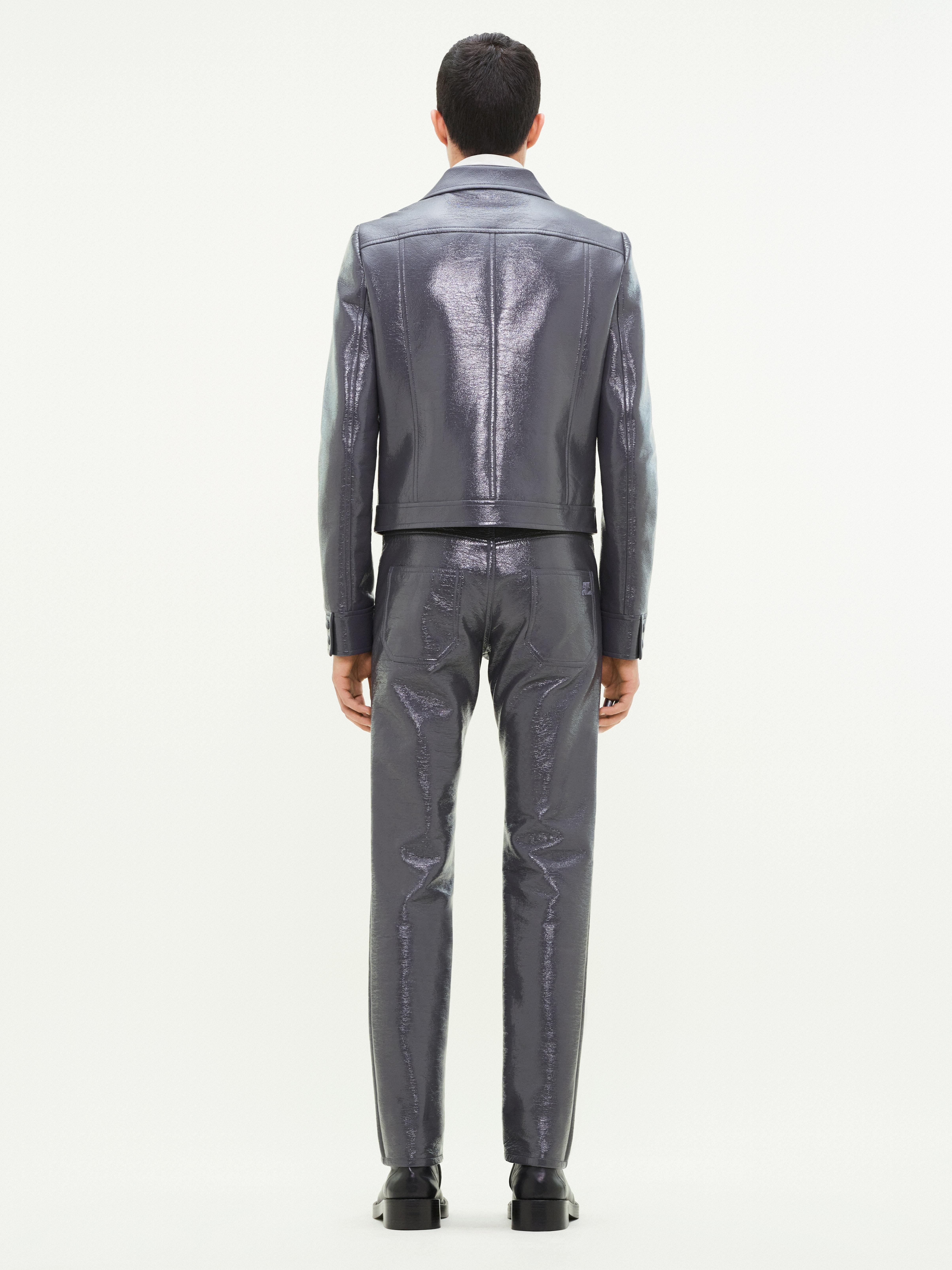 VINYL 5-POCKET PANTS - 4