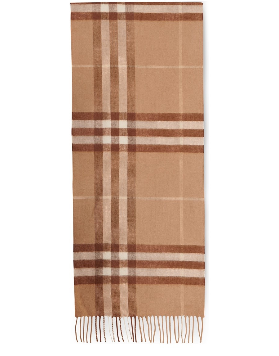 The Classic Check Cashmere Scarf - 1
