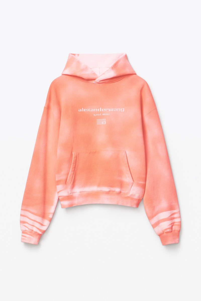 GARMENT DYED HOODIE IN TERRY 1