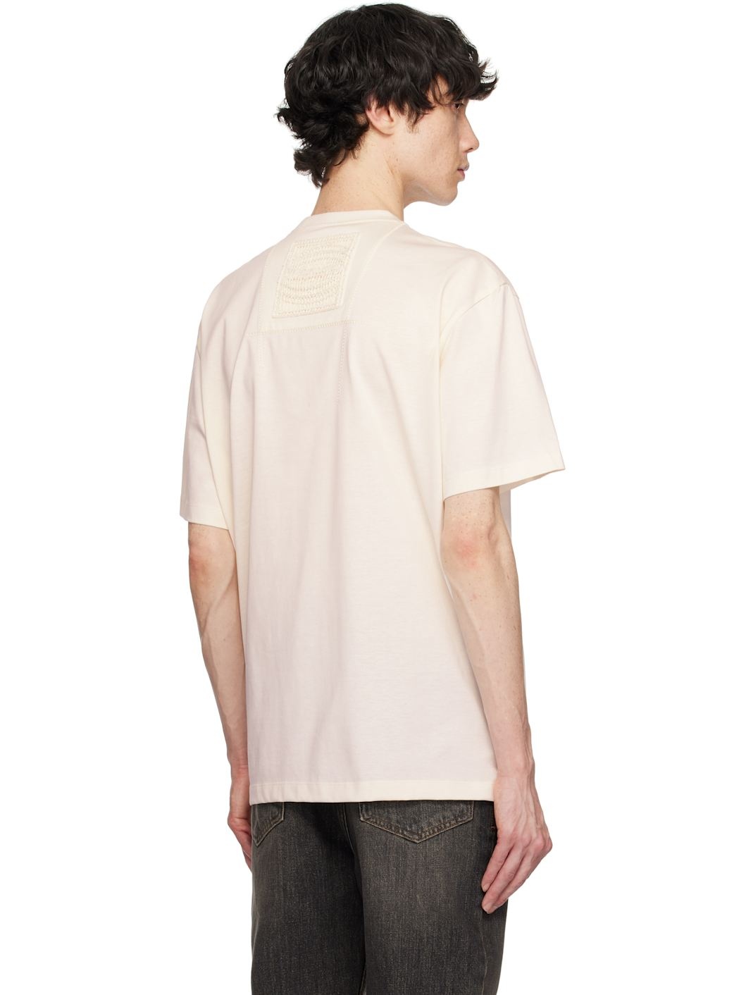 Off-White Embroidered Logo T-shirt - 3