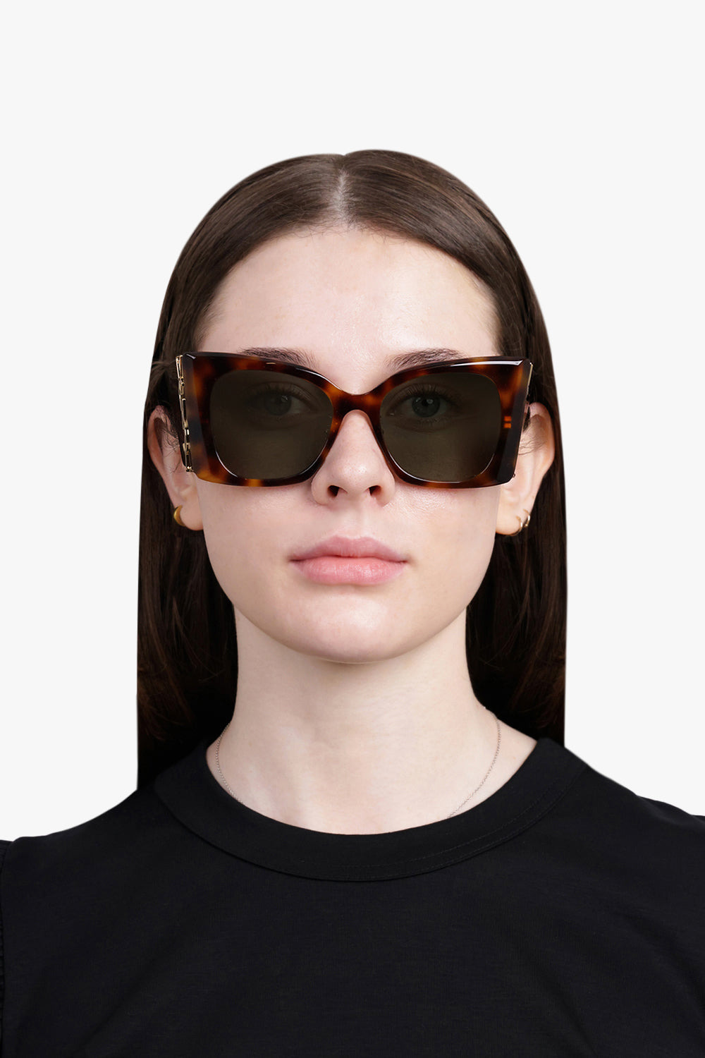 SL M119/F BLAZE SQUARE SUNGLASSES | BROWN - 4