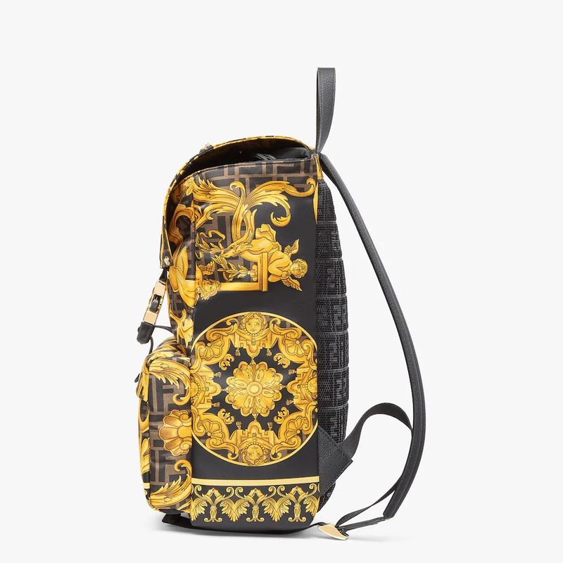 FENDI Fendace FF print nylon  backpack outlook