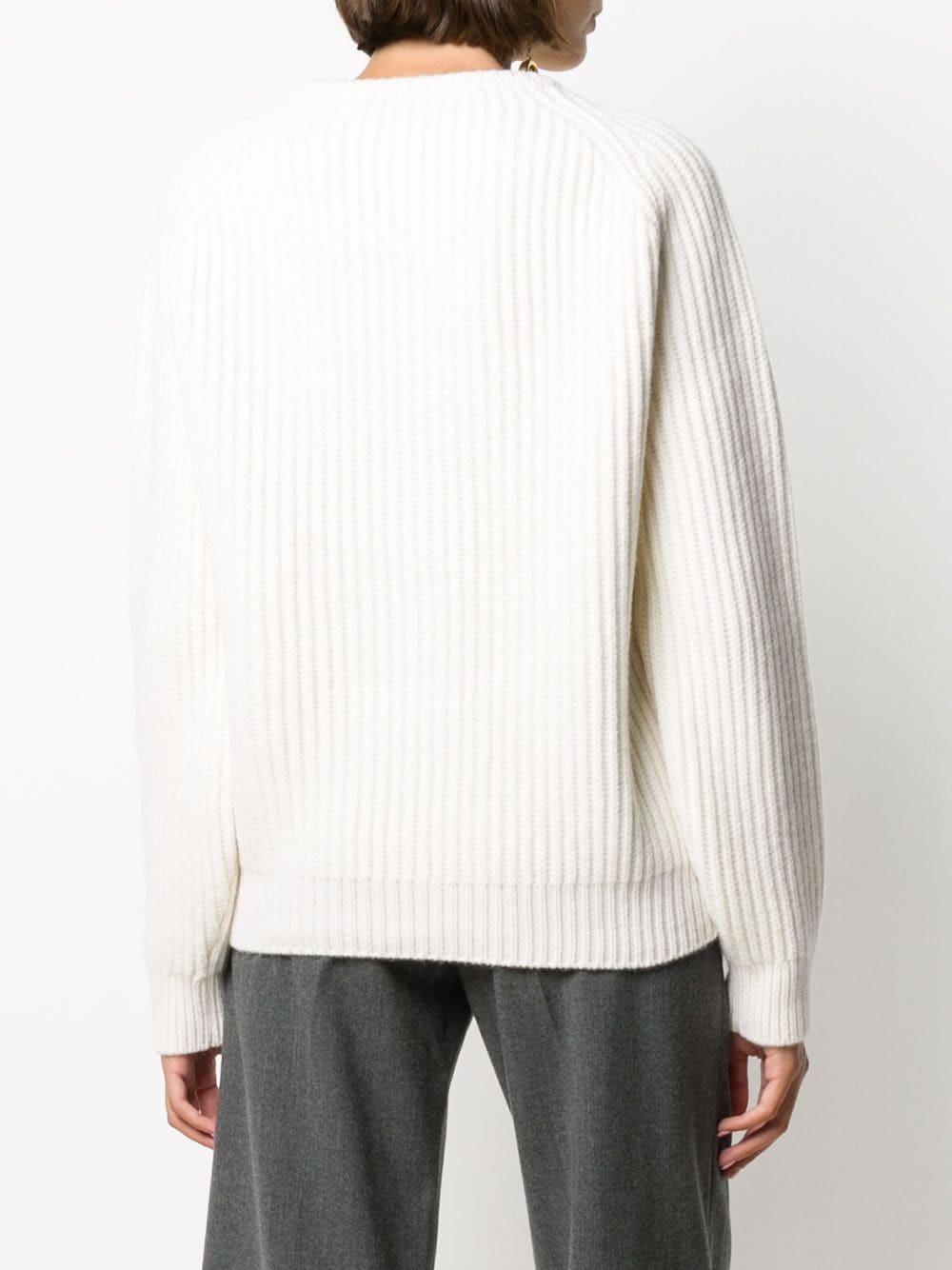 ribbed-knit jumper - 4