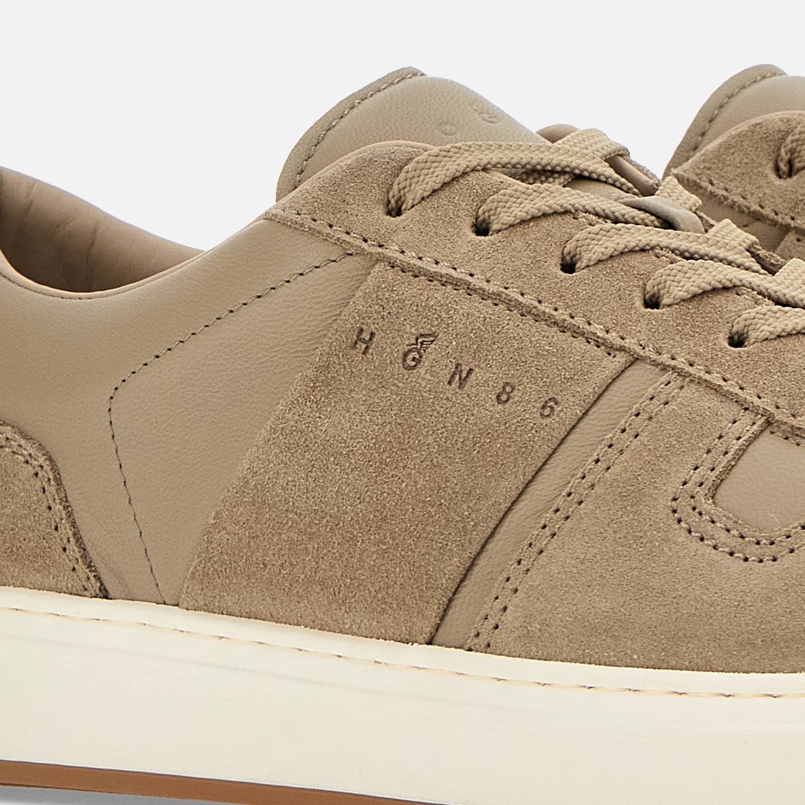 スニーカー HOGAN H-TV leather and suede trainers HOGAN Sneakers Hogan H-TV | REVERSIBLE