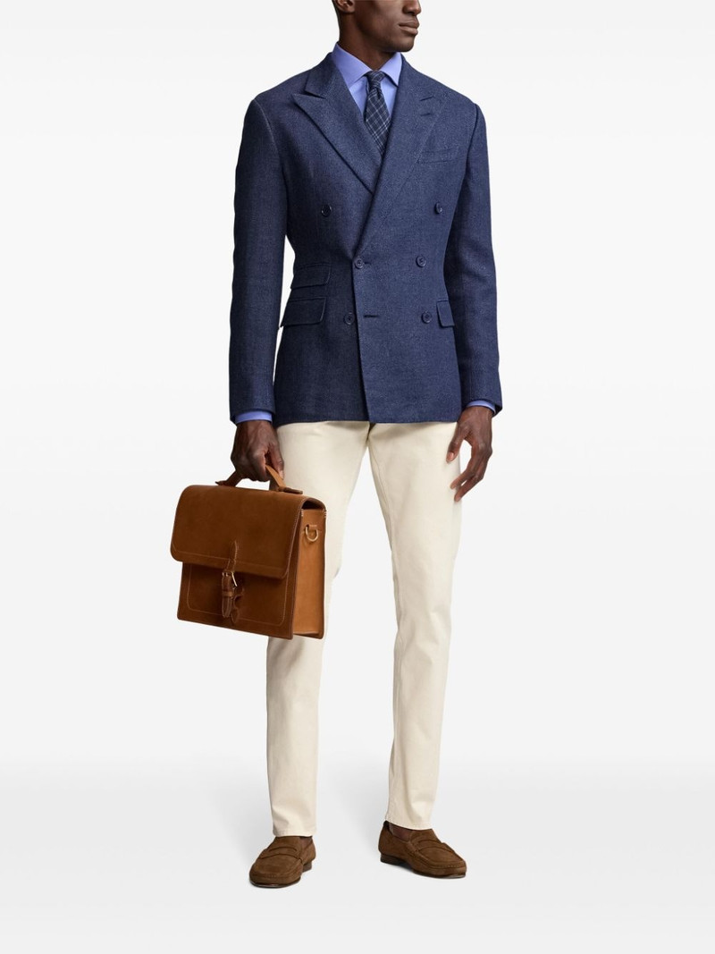 Ralph Lauren leather briefcase outlook