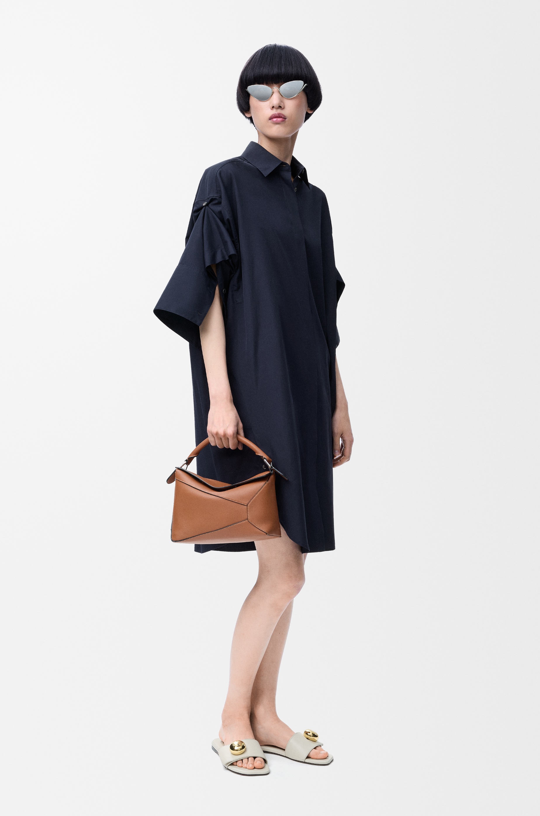 Shirt dress in cotton - 2