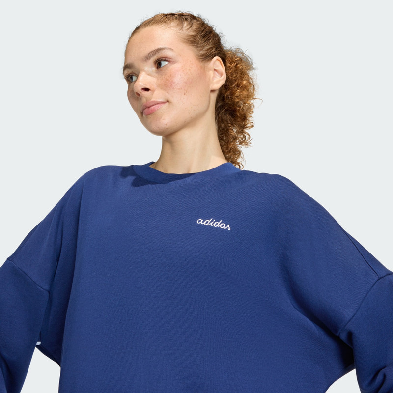 Seasonal Essentials Colorpop Sweatshirt with Embroidered Graphic 5