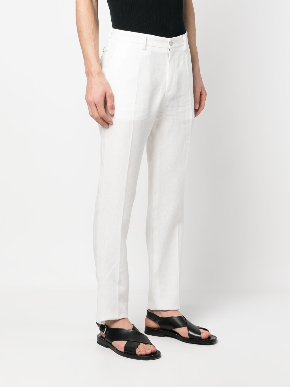 mid-rise tailored trousers - 3