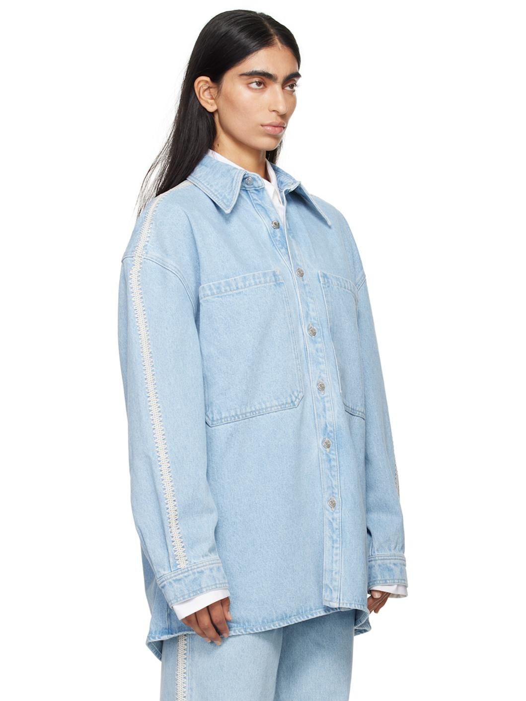 Blue Beaux Denim Shirt - 2