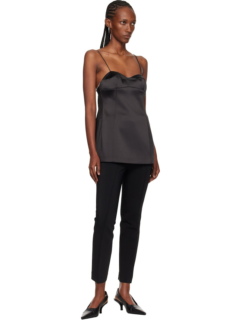 RÓHE Black Cigarette Leg Trousers outlook