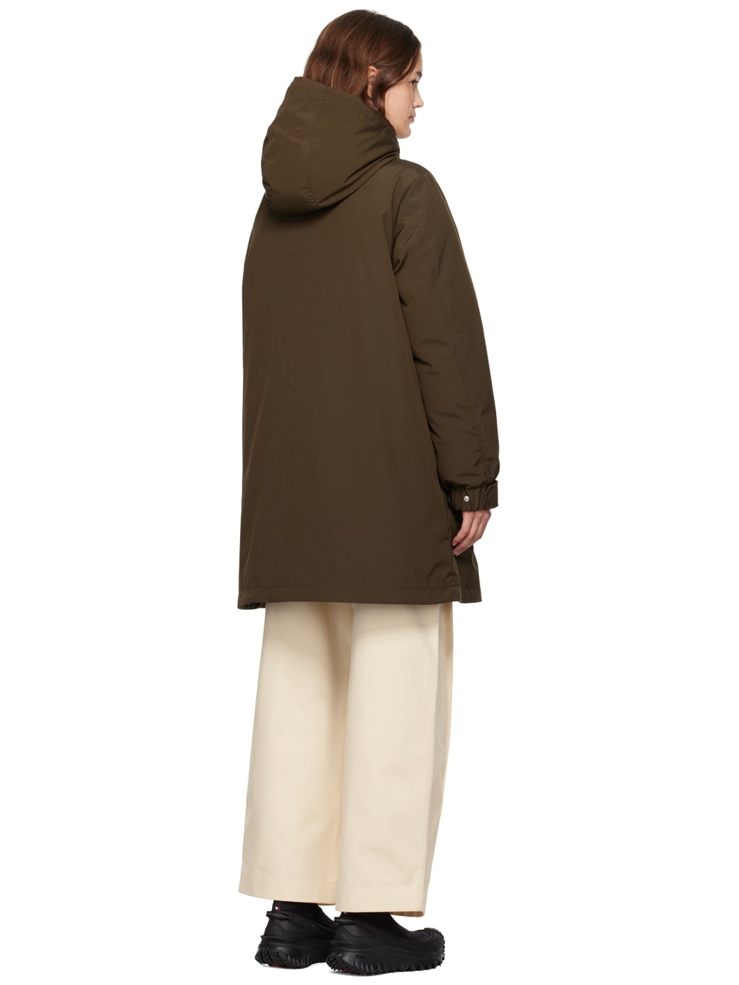 Green Urfe Down Coat - 3
