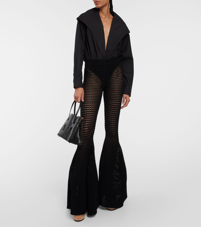 Alaïa Hooded cotton bodysuit outlook