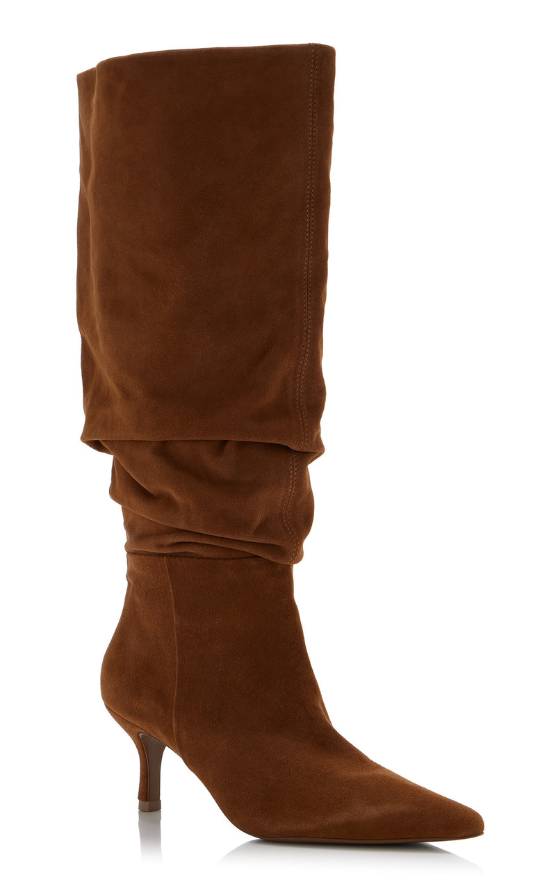 SIMKHAI Jordi Suede Slouch Boots neutral outlook